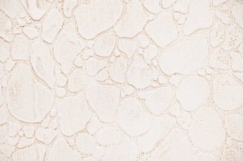 Textura orgânica branca em cerâmica